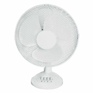 COOLTONE 12" OSCILLATING STAND FAN DESK FANS ELECTRIC TOWER STANDING HOME OFFICE - Picture 1 of 1