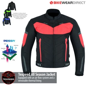 Motorrad Jacke Wasserdicht Mit Ce Protektor Thermo Biker - Bild 1 von 11