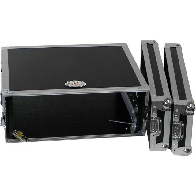 ProX X-4UE 14" Deep Deluxe Effects Rack with Handles - Black