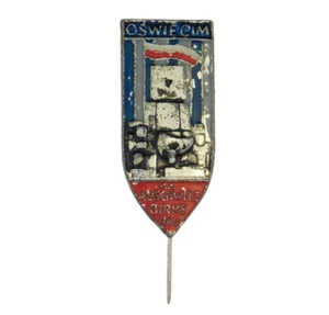 4644 WW2 AUSCHWITZ HOLOCAUSTO SOBREVIVIENTE ANIVERSARIO PIN INSIGNIA POLACA - Imagen 1 de 2