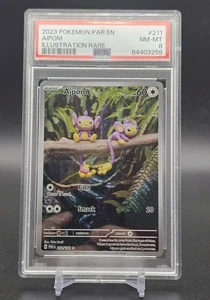 Aipom 211/182 SV04: Paradox Rift Holo PSA 8 - Picture 1 of 2