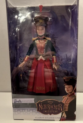 2018 Barbie - Disney The Nutcrackers - Clara's Soldier Uniform FVW36 NRFB - Image 1 of 4