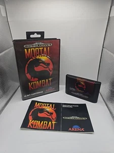 Mortal Kombat Mega Drive Spiel - Guter Zustand & Komplett mit Handbuch - PAL - Bild 1 von 2
