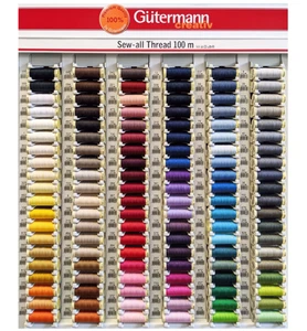 Gutermann Sew-All Polyester Sewing Thread - 100m Reel (Shades #150 - #299) - Picture 1 of 52