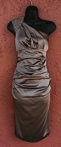NWT Suzi Chin for Maggy Boutique Women's Size 12 FORMAL One Shoulder Dress - Picture 1 of 7