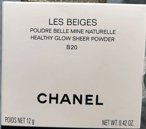 POLVO TRANSPARENTE CHANEL LES BEIGES BRILLO SALUDABLE 0,42 OZ NUEVO SIN CAJA - Imagen 1 de 3