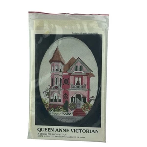 Queen Anne Victorian J. Kirby Counted Cross Stitch Kit 1979 - Bild 1 von 4
