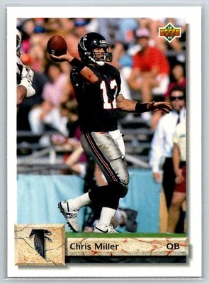 1992 Upper Deck #291 Chris Miller Atlanta Falcons - Image 1 of 2