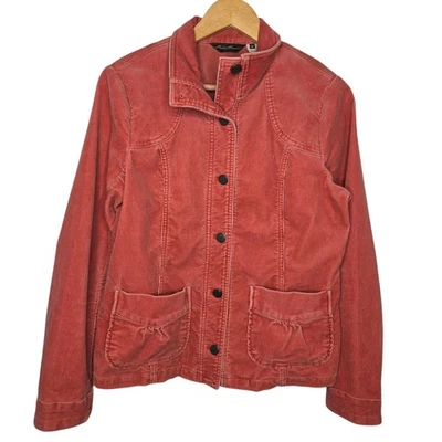 Eddie Bauer женщин ретро лосося розовый вельвет джинсовой ткани Jean куртка средний - Изображение 1 из 4