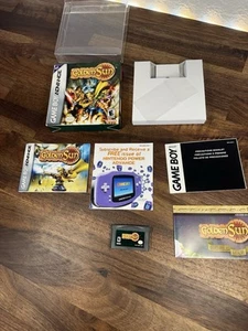 GBA Gameboy Advance GOLDEN SUN Lost Age NrMnt Mappa Completa CIB Game Boy Nintendo - Foto 1 di 24