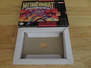Metal Combat: Falcon's Revenge (Super Nintendo) SNES*Box & Insert Only*NO GAME* - Picture 1 of 9