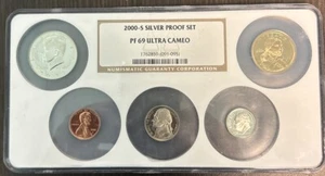 2000-S SILVER PROOF SET PR 69 ULTRA CAMEO NGC - Picture 1 of 4