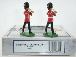 GRAN Bretaña 8311 británico coldstream guardias banda trompetistas juguete soldado conjunto - Imagen 1 de 3