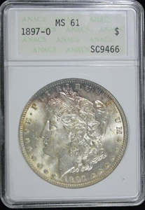 1897-O Morgan Silver Dollar ANACS MS-61 Great Eye Appeal (2532076) - Picture 1 of 4
