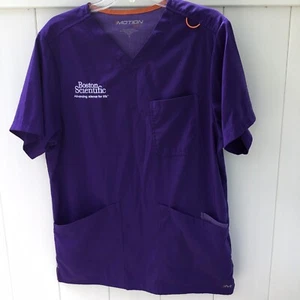 Motion By Barco Scrub Top Boston Scientific Purple - See Measurements - Picture 1 of 3