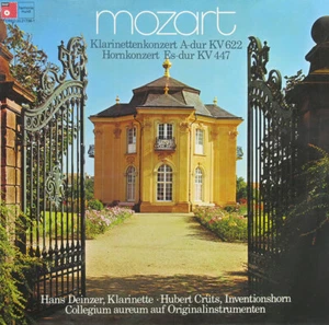 MOZART - DEINZER - CRÜTS - CLARINET & HORN CONCERTO - BASF LP 1973 - Imagen 1 de 3