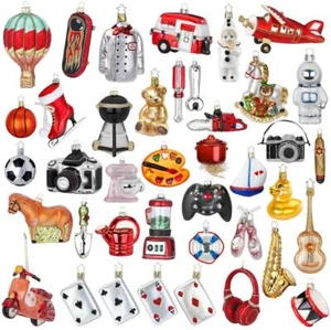 Christbaumschmuck Hobby & Freizeit Sport Haus & Garten Spiel edel echtes Glas - Bild 1 von 48