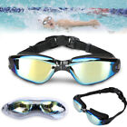 Mirror Swimming Goggles HD Anti-Fog Anti-UV Swim Glasses For Adult Men Women