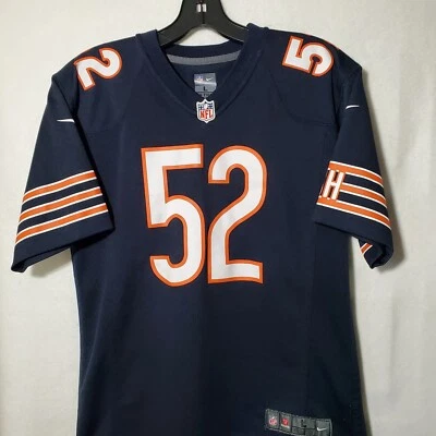 Camiseta Khalil Mack Chicago Bears Juvenil Grande (14-16 años) Nike Jugadores NFL Azul  Foto 1 de 4