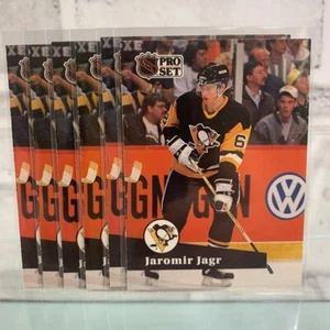 1991-92 Pro Set Hockey Jaromir Jagr #183 6 Card Lot - Picture 1 of 3