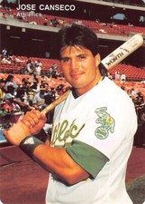 1991 Mother's Cookies Baseball Jose Canseco #6 NM/MT OAKLAND ATHLETICS