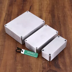 More details for style aluminum stomp box metal case enclosure guitar effect pedal uk