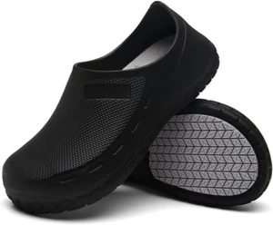 Scarpe Cuoco Uomo Donna Leggere Comode Unisex-Adulto Zoccoli Sanitari Antiscivol - Foto 1 di 12