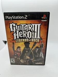 Guitar Hero III 3: Legends of Rock Sony PlayStation 2 2007 PS2 Game CIB Tested - Picture 1 of 3