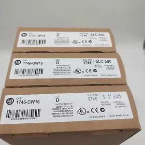 New 1746-OW16 SLC 500 Ser D PLC Output Module 1746OW16 - Picture 1 of 3