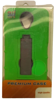 Funda de teléfono SW Premium con soporte para ZTE Obsidian Z820 - verde/gris Foto 1 de 4