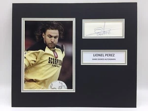 RARE Présentoir photo signé Lionel Perez Sunderland + COA AUTOGRAPHE - Photo 1/3