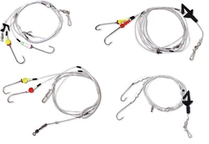 4 Sorten Zebco Brandungsvorfächer Team KR Surf-/Whisbon S- /Whisbone- /Storm Rig - Bild 1 von 14