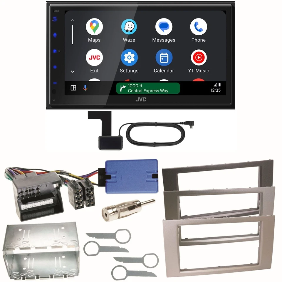 JVC KW-M595DBT Android Auto DAB+ Einbauset für Ford Focus C-Max Fiesta Transit - Bild 1 von 1