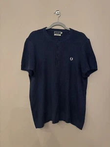 Fred Perry vintage knitwear shirt made in Italy - Picture 1 of 6