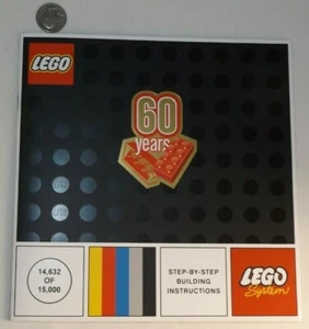 LEGO 60 Years Anniversary 14632/15000 Building Instruction booklet exclusive - Bild 1 von 3