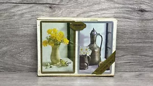 Vintage Congress Playing Cards Double Deck Floral Cel-U-Tone Finish Sealed - Bild 1 von 9