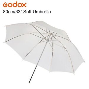 Photography Flash Umbrella - 80cm Soft Translucent White Photo Studio Diffuser