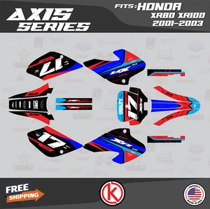 Graphics Kit for HONDA XR80 XR100 (2001-2003) Axis Series - Blue - Picture 1 of 6