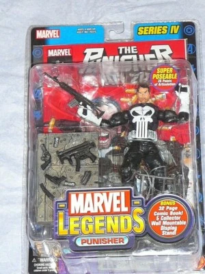 MARVEL LEGENDS THE PUNISHER SERIES IV (4) PUNISHER RED COMIC THE PUNISHER NEW - Image 1 of 4