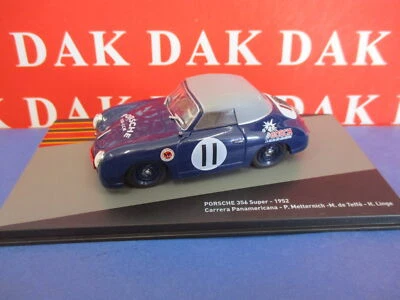 Die cast 1/43 Modellino Auto Porsche 356 Super Carrera Panamericana 1952 H.Linge - Immagine 1 di 4