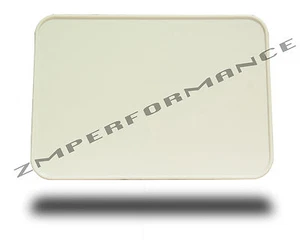 NEW MOTORCYCLE MX ATV AMA LEGAL WHITE REAR NUMBER PLATE 7" x 10" RECTANGLE - Picture 1 of 1