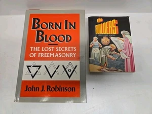 2-Born in Blood Hardcover Buch Verlorene Geheimnisse der Freimaurereigeschichte & Erbauer - Bild 1 von 5