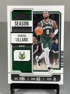 2023-24 Panini Contenders Damian Lillard #9 Milwaukee Bucks - Bild 1 von 2