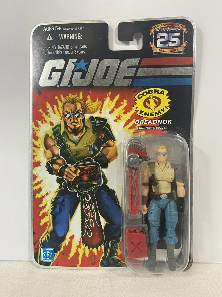 Figura de acción G.I Joe 25 aniversario - Dreadnok Buzzer 2007 3 3/4" Foto 1 de 2
