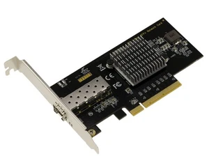 Carte contrôleur PCIe x8 réseau fibre 10G SFP+ avec chipset Intel 82599 X520 - Afbeelding 1 van 4