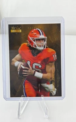 TREVOR LAWRENCE 2021 WILD CARD MATTE #MBC-1 CLEMSON FOOTBALL MINT - Image 1 of 2