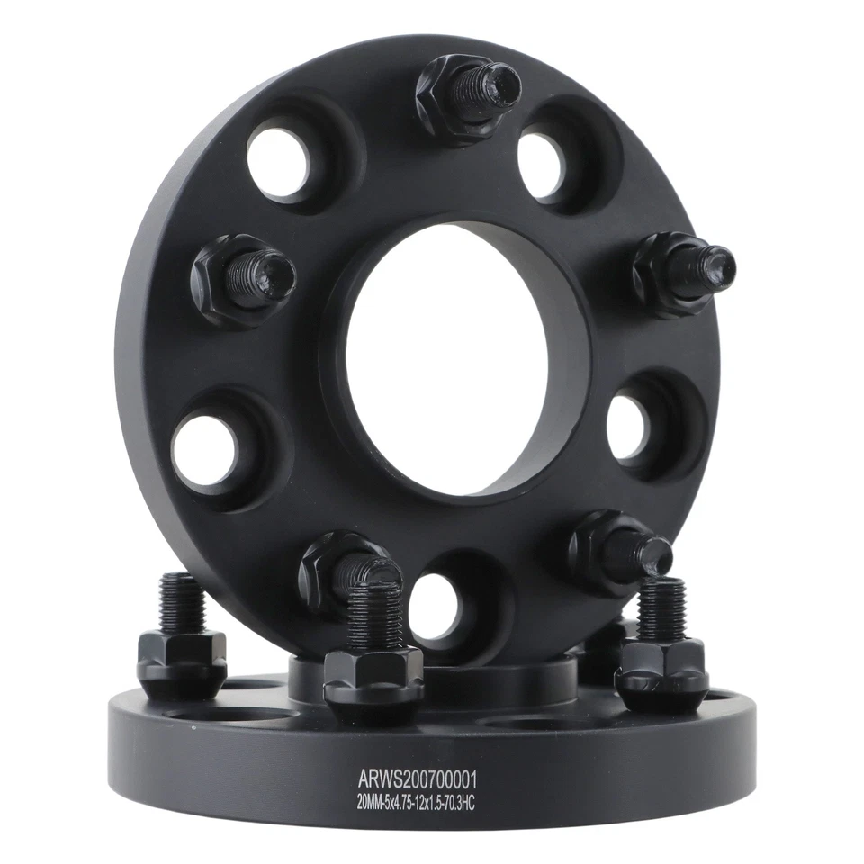 Par de adaptadores de rueda de 20 mm 5 x 4,75" 70,3 mm M12 x 1,5 para Chevy Camaro 1967-2001 2002 Foto 1 de 4