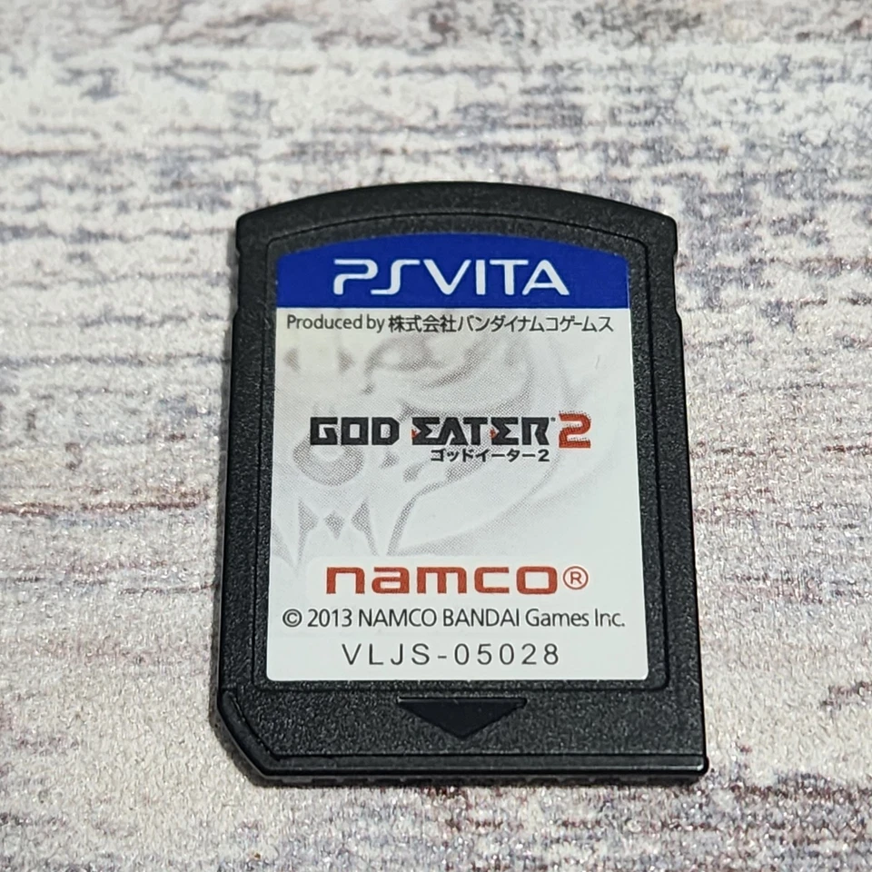 God Eater 2 Sony PS Vita Japan Game Card Bandai Namco Tested Region Free  - Image 1 of 3