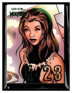2023 Fleer Ultra Marvel Wolverine #X-2 X-23 X-23 Green Foil - Bild 1 von 2