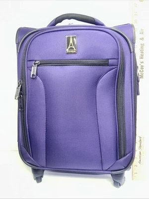 Travelpro Carry On Rolling expandable Spinner Bag Purple 19” SUPER CLEAN - Image 1 of 4